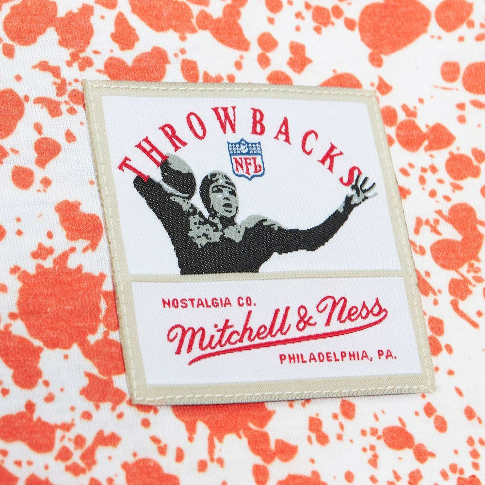 Cincinnati Bengals Team Burst Sublimated T-Shirt - White - Mitchell & Ness