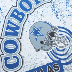 Dallas Cowboys Team Burst Sublimated T-Shirt - White - Mitchell & Ness