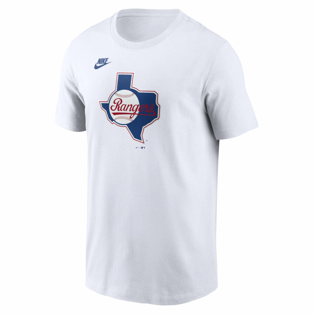 Texas Rangers Nike Cooperstown Collection Logo T-Shirt Sale