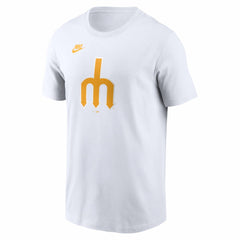 Seattle Mariners Nike Cooperstown Collection Logo T-Shirt Outlet