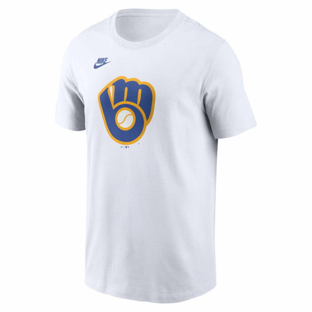 Milwaukee Brewers Nike Cooperstown Collection Logo T-Shirt Online