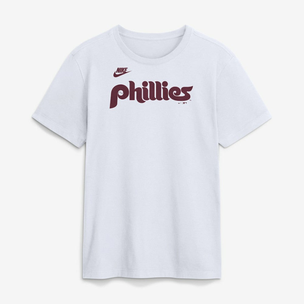 Philadelphia Phillies Nike Cooperstown Collection Wordmark T-Shirt for sale