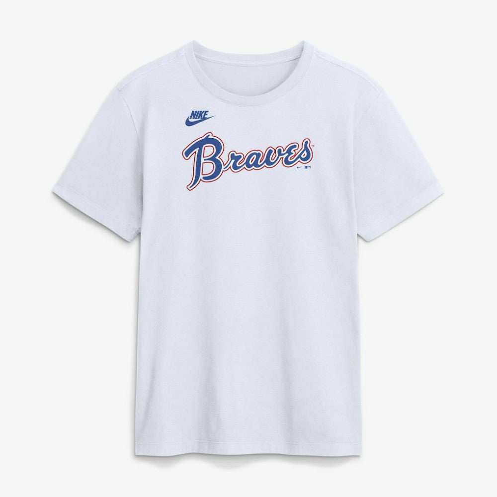 Atlanta Braves Nike Cooperstown Collection Wordmark T-Shirt for sale