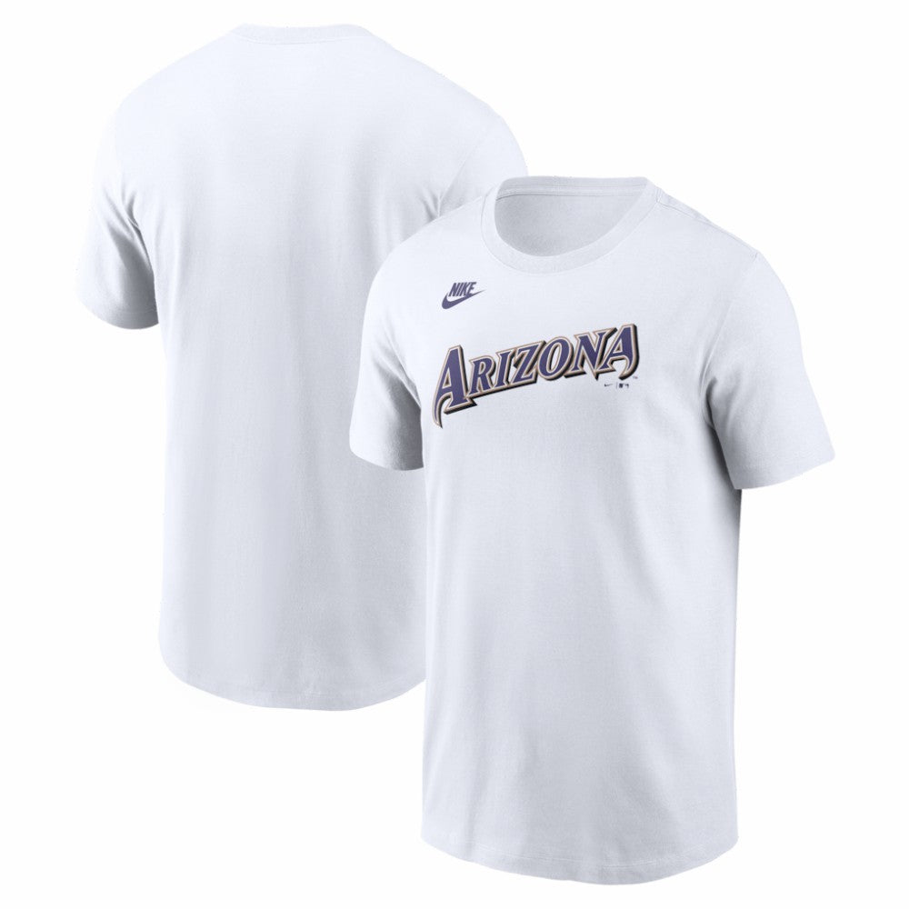 Arizona Diamondbacks Nike Cooperstown Collection Wordmark T-Shirt Outlet