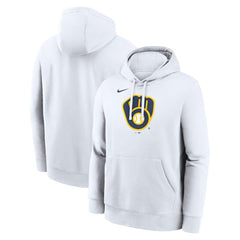 Milwaukee Brewers Nike Logo Club Hoodie Near Me