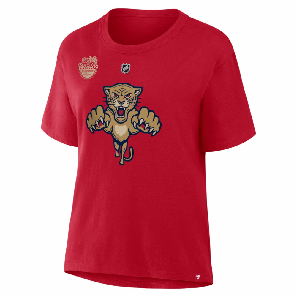 Brad Marchand Florida Panthers Fanatics Women's 2026 NHL Winter Classic Authentic Stack Name & Number T-Shirt - Red | Fanatics discount