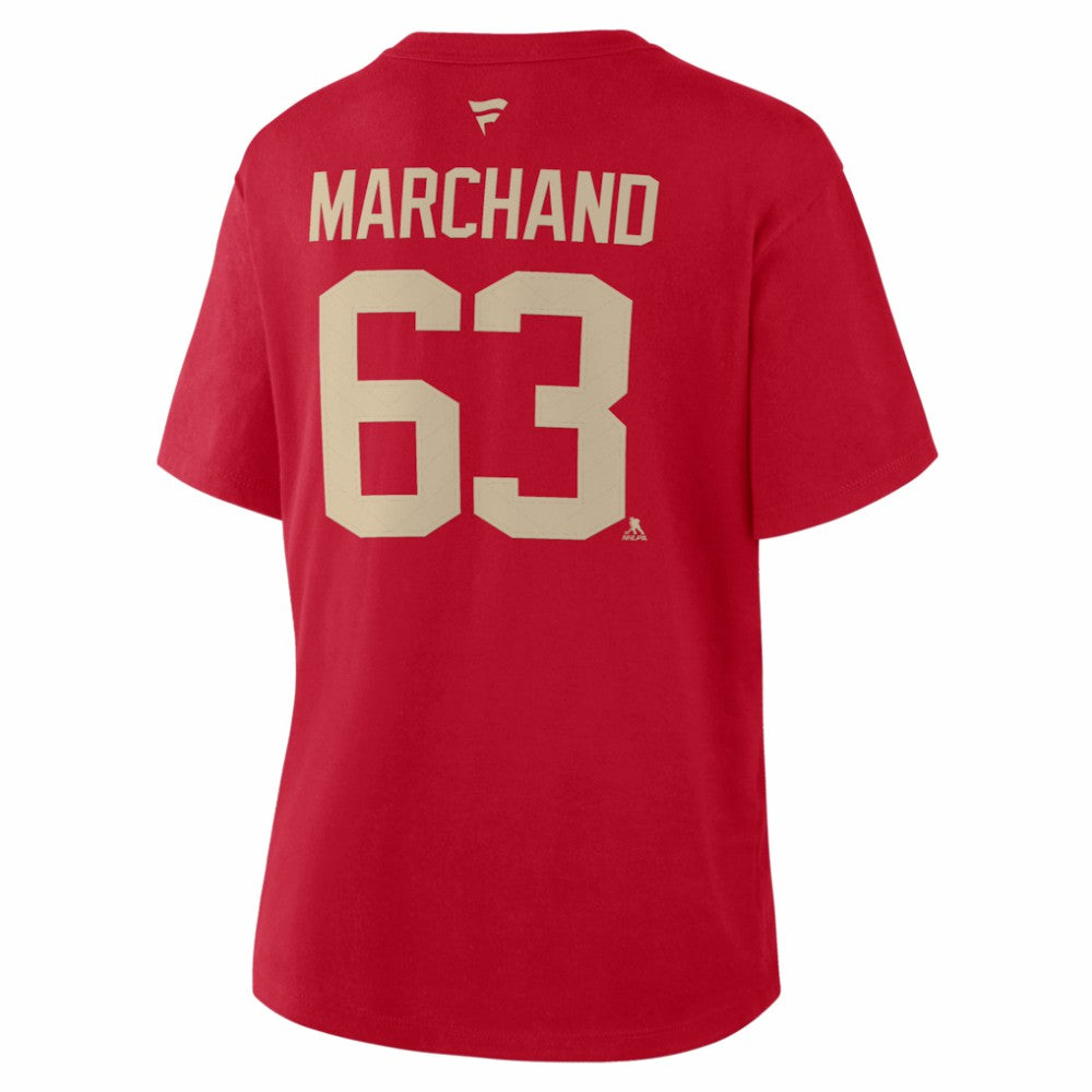 Brad Marchand Florida Panthers Fanatics Women's 2026 NHL Winter Classic Authentic Stack Name & Number T-Shirt - Red | Fanatics discount