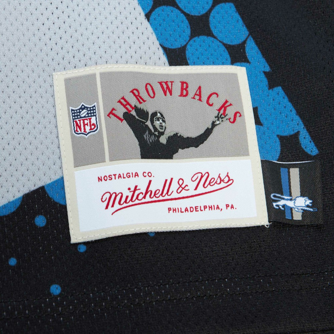 Detroit Lions Big Face 7.0 Fashion Tank Top - Black - Mitchell & Ness