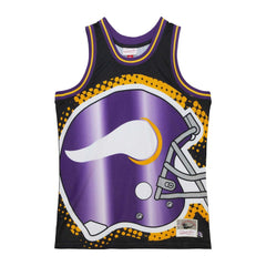 Minnesota Vikings Big Face 7.0 Fashion Tank Top - Black - Mitchell & Ness
