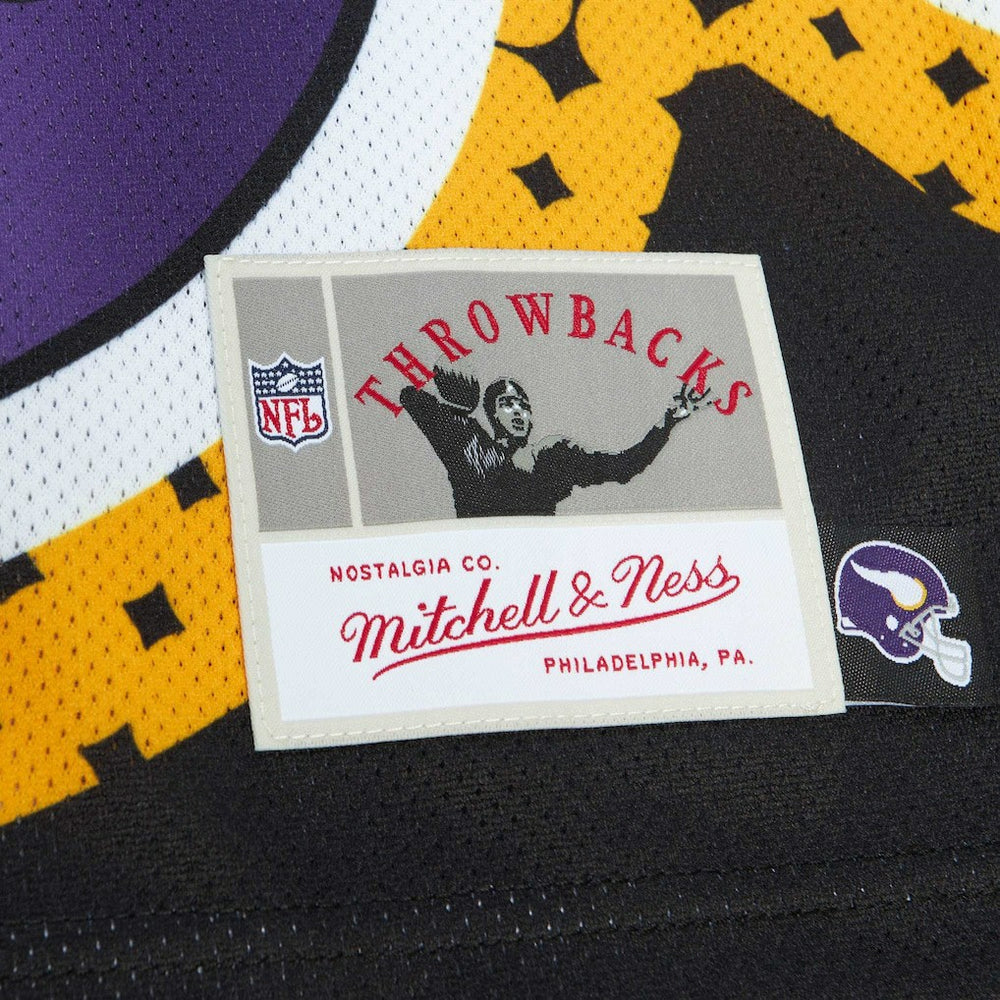 Minnesota Vikings Big Face 7.0 Fashion Tank Top - Black - Mitchell & Ness