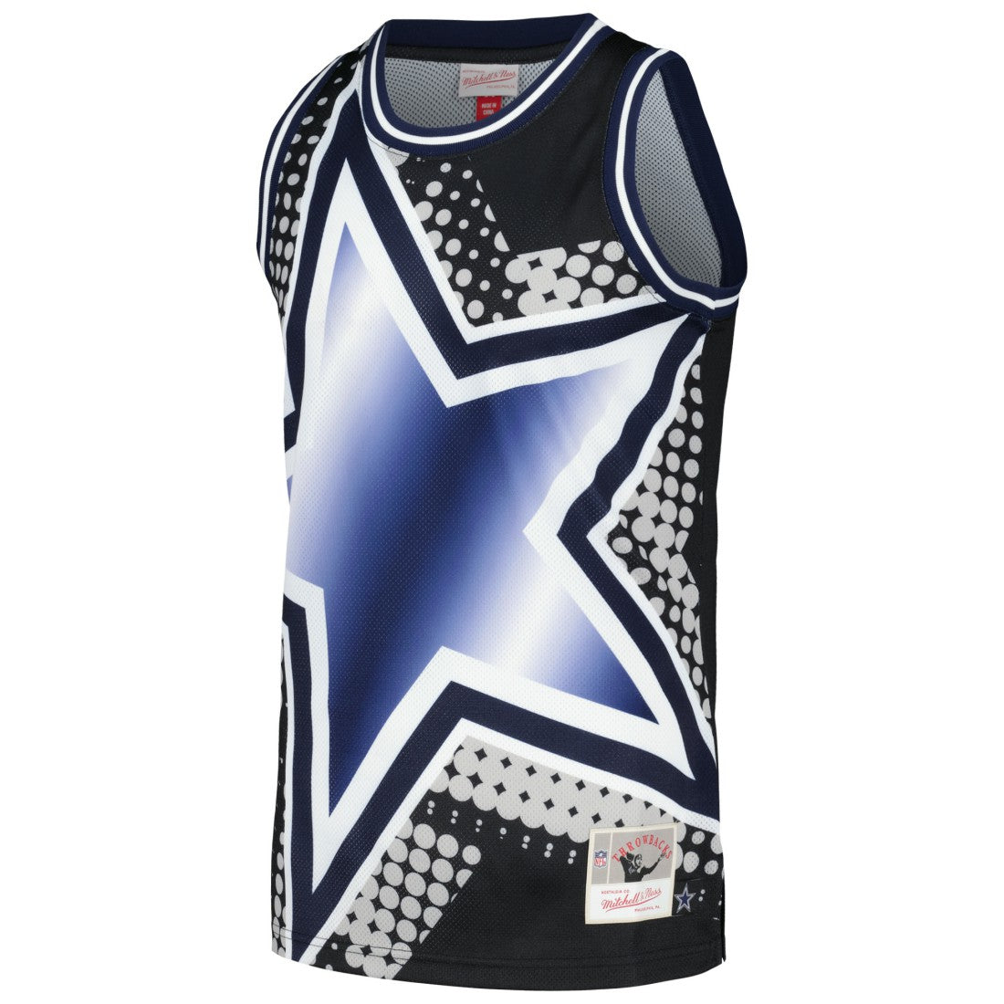 Dallas Cowboys Big Face 7.0 Fashion Tank Top - Black - Mitchell & Ness