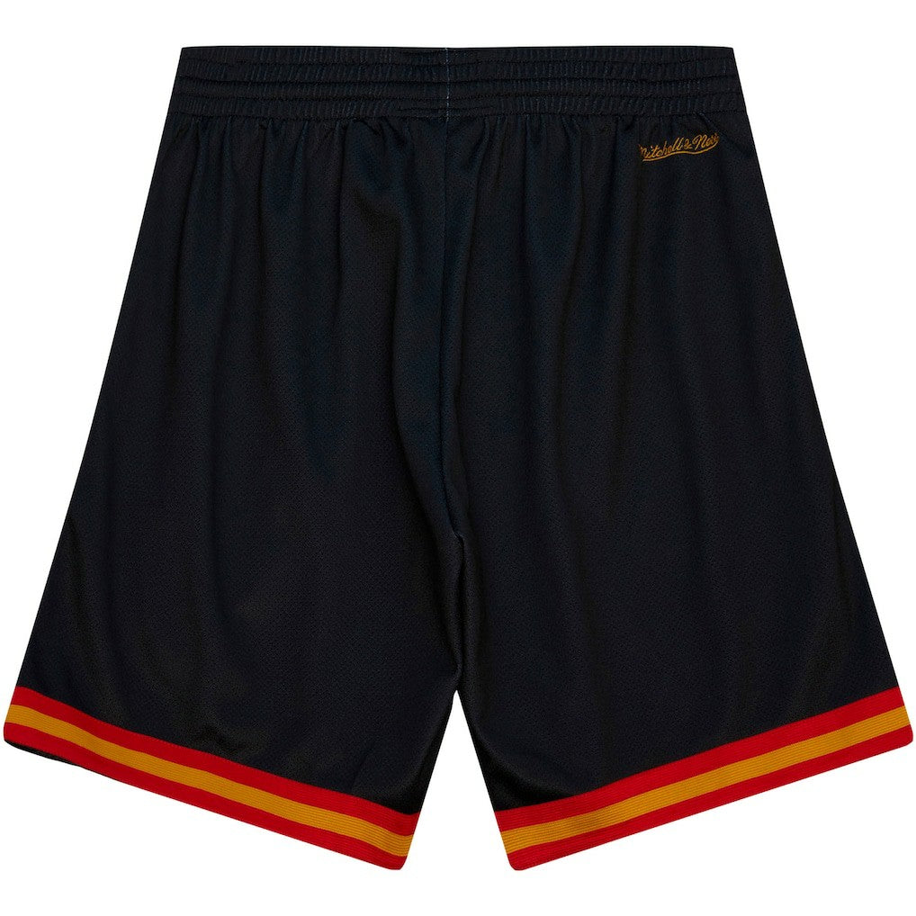 San Francisco 49ers Big Face 7.0 Fashion Shorts - Black - Mitchell & Ness