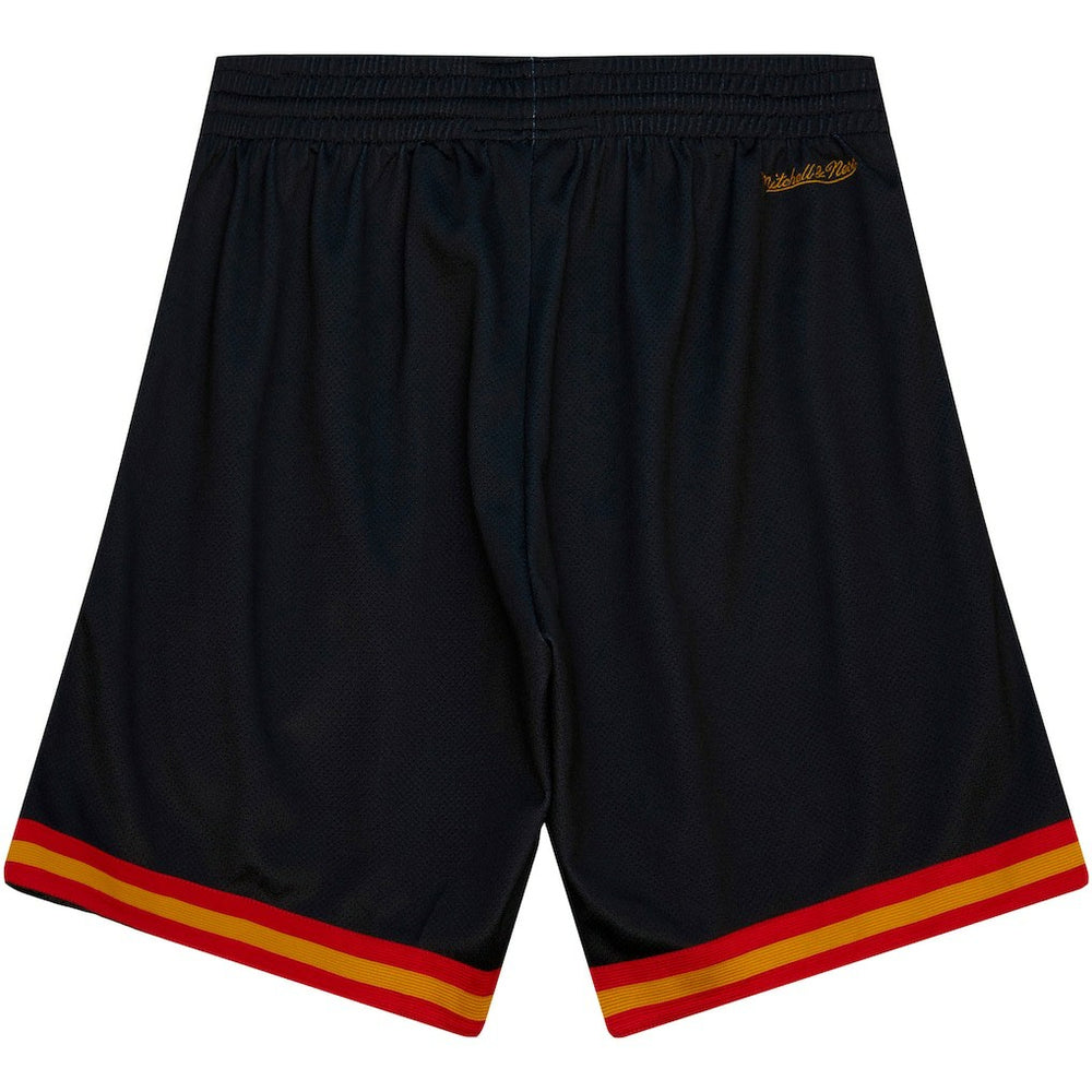 San Francisco 49ers Big Face 7.0 Fashion Shorts - Black - Mitchell & Ness