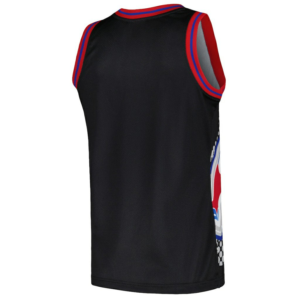 New England Patriots Big Face 7.0 Fashion Tank Top - Black - Mitchell & Ness