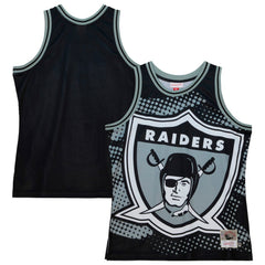 Las Vegas Raiders Big Face 7.0 Fashion Tank Top - Black - Mitchell & Ness