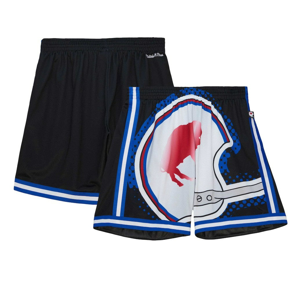 Buffalo Bills Big Face 7.0 Fashion Shorts - Black - Mitchell & Ness