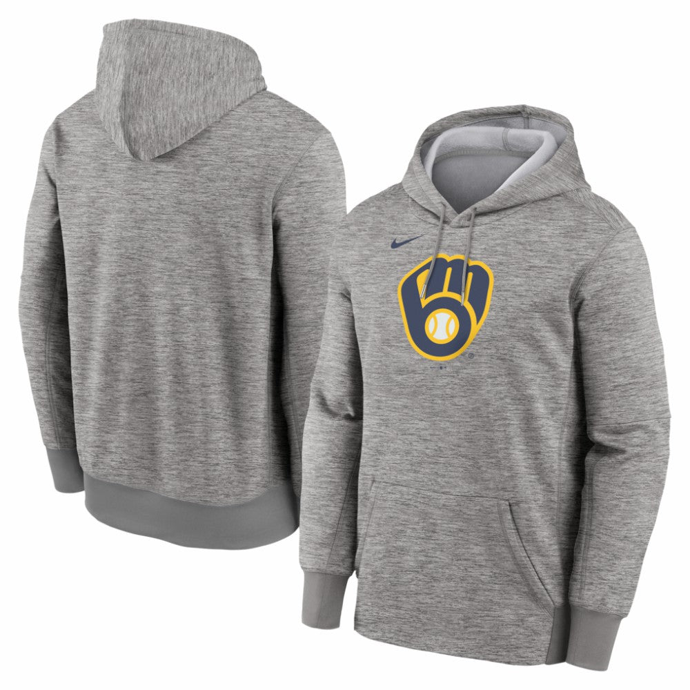 Milwaukee Brewers Nike Primary Logo Therma Hoodie Sale