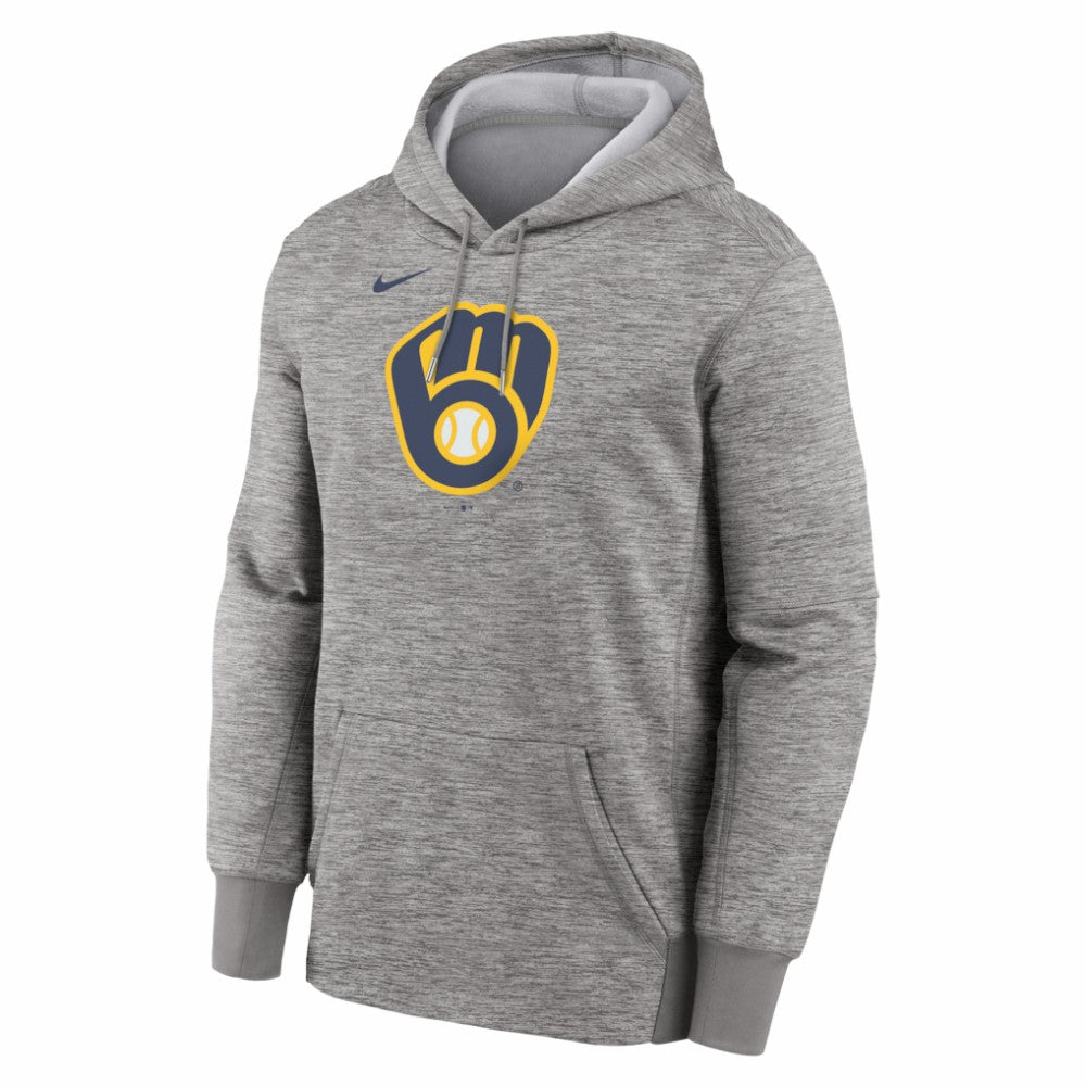 Milwaukee Brewers Nike Primary Logo Therma Hoodie Sale