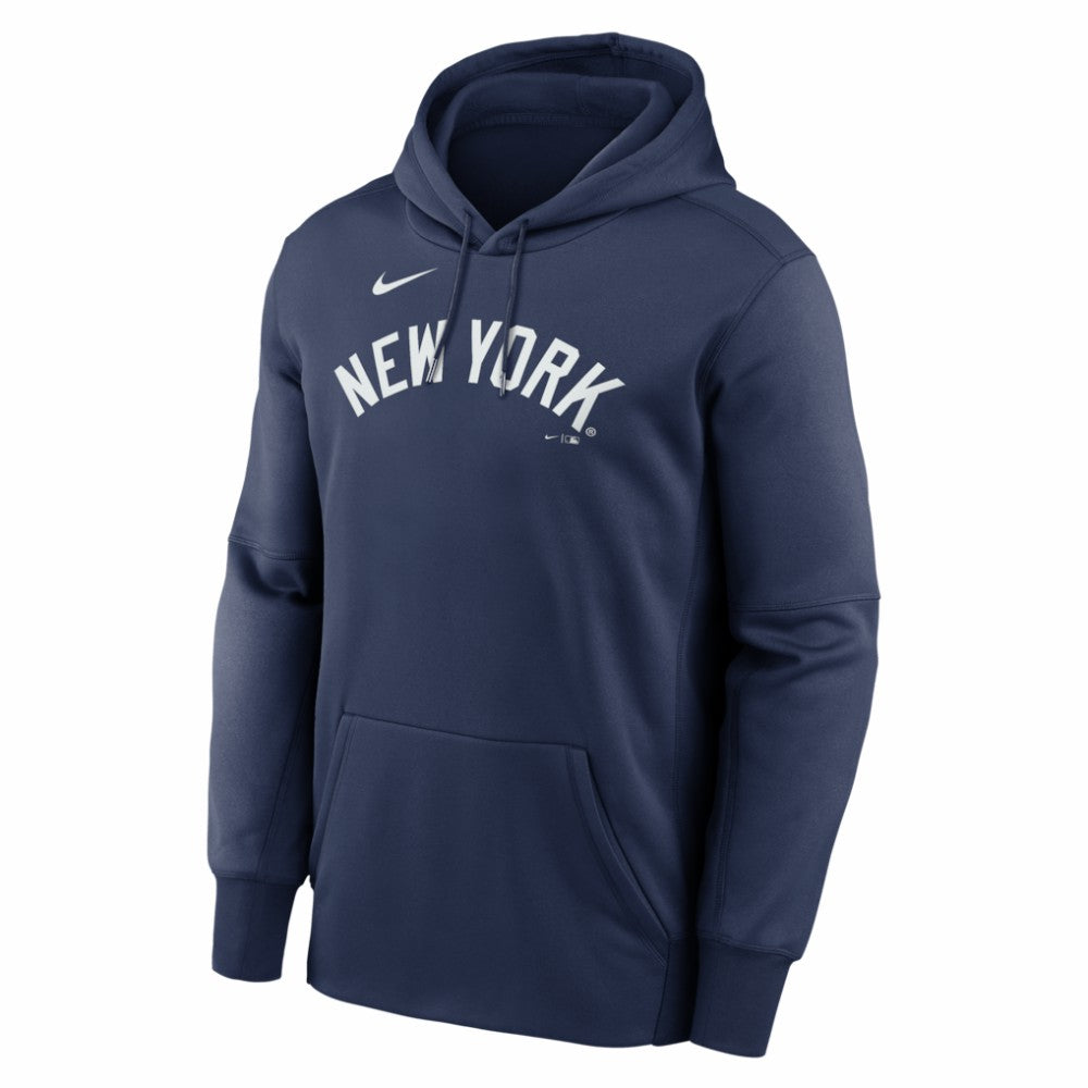 New York Yankees Nike Primary Wordmark Therma Hoodie Outlet