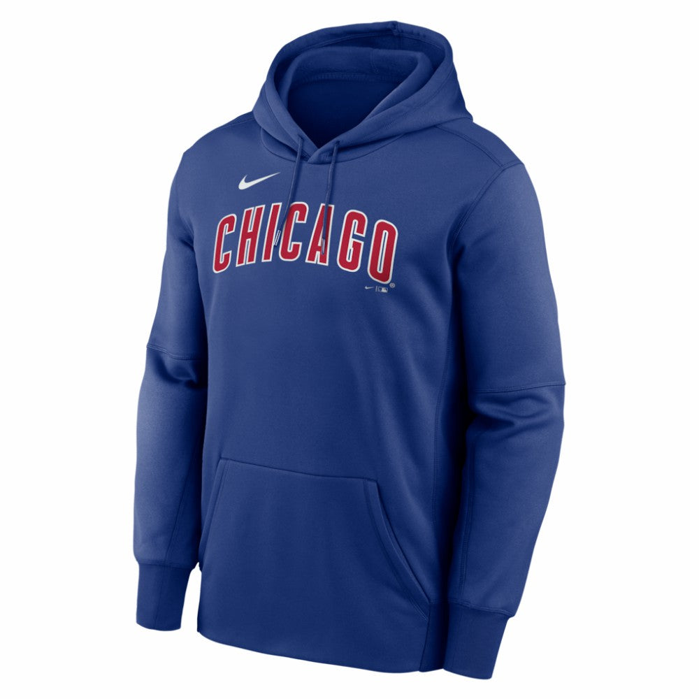 Chicago Cubs Nike Primary Wordmark Therma Hoodie for sale