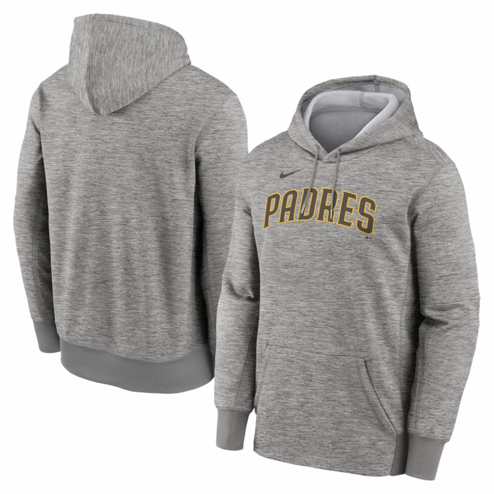San Diego Padres Nike Primary Wordmark Therma Hoodie Near Me