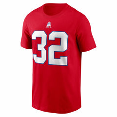TreVeyon Henderson New England Patriots Name & Number T-Shirt - Red - Nike
