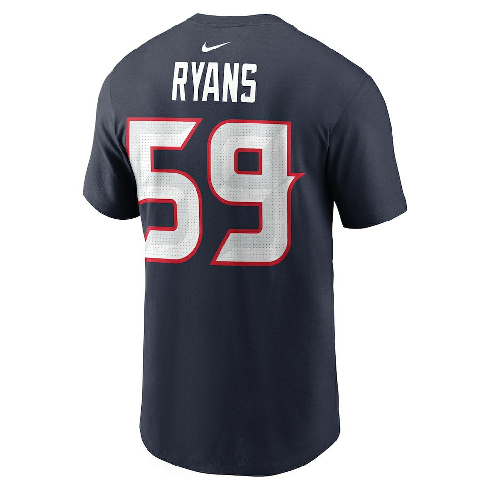 DeMeco Ryans Houston Texans Retired Player Name & Number T-Shirt - Navy - Nike