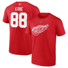 Patrick Kane Detroit Red Wings Fanatics Authentic Stack Name & Number T-Shirt - Red | Fanatics near me