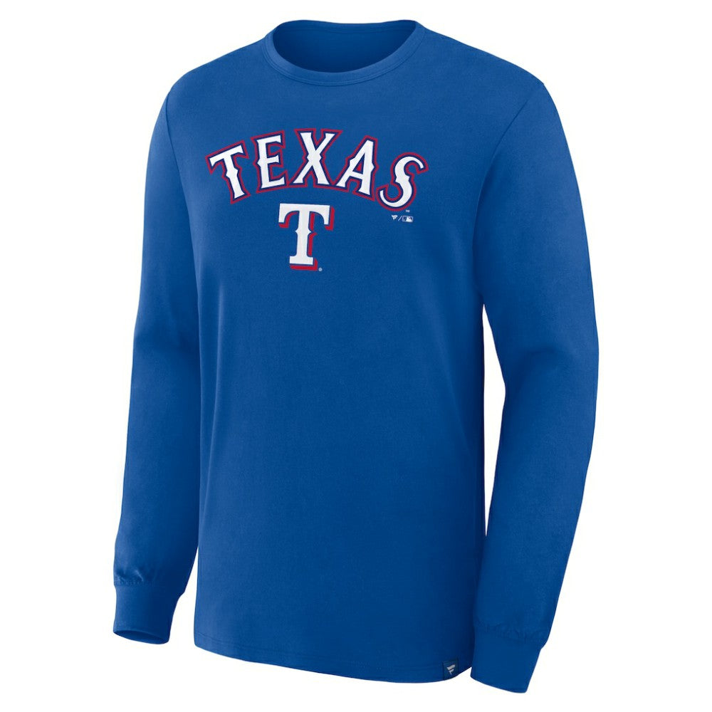 Texas Rangers Fanatics Lock-Up Legacy Long Sleeve T-Shirt Sale
