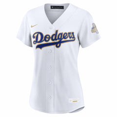 Los Angeles Dodgers Nike Women's 2026 Gold Collection Stadium Jersey for sale