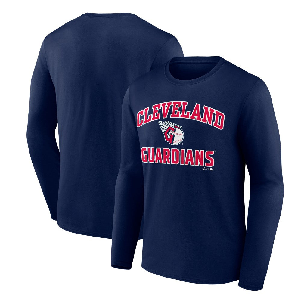 Cleveland Guardians Logo Athletic Heart & Soul Long Sleeve T-Shirt Near Me