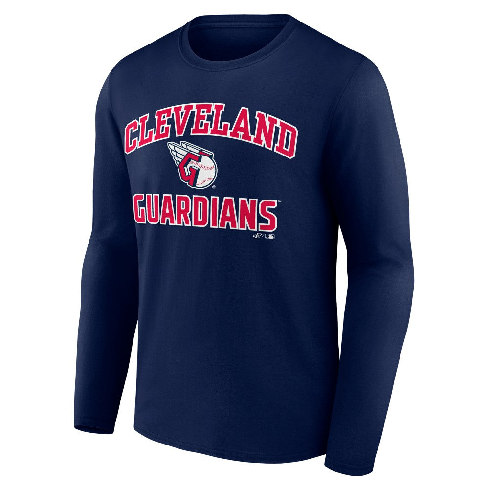 Cleveland Guardians Logo Athletic Heart & Soul Long Sleeve T-Shirt Near Me