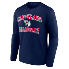Cleveland Guardians Logo Athletic Heart & Soul Long Sleeve T-Shirt Near Me