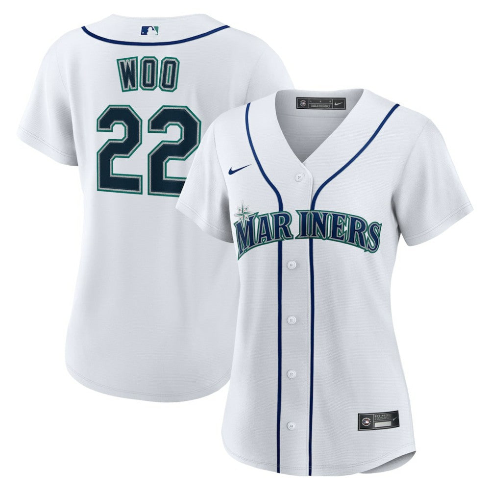 Bryan Woo Seattle Mariners Nike Women's Home Replica Jersey Near Me