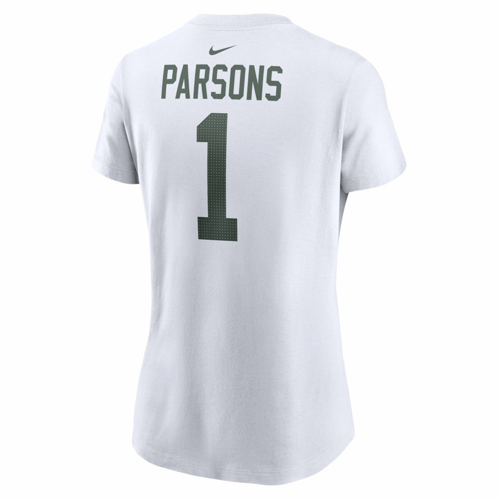 Micah Parsons Green Bay Packers Women's Player Name & Number T-Shirt - White - Nike