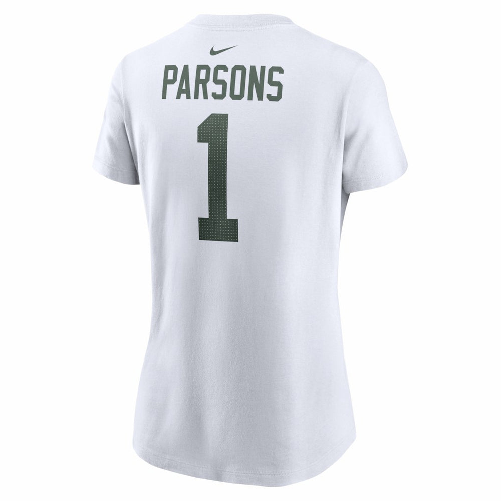 Micah Parsons Green Bay Packers Women's Player Name & Number T-Shirt - White - Nike