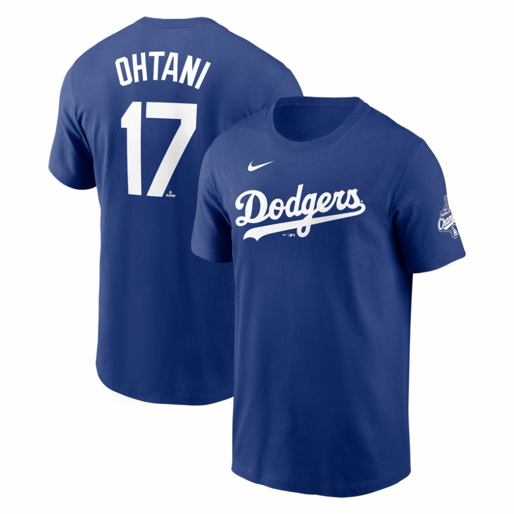 Shohei Ohtani Los Angeles Dodgers Nike 2025 World Series Champions Name & Number T-Shirt for sale