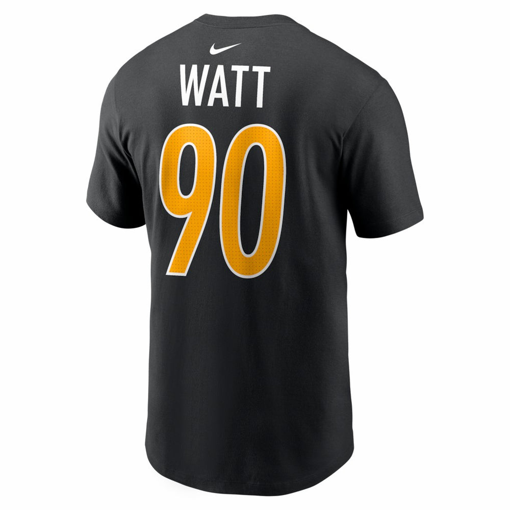 T.J. Watt Pittsburgh Steelers Carbon Name & Number T-Shirt - Black - Nike