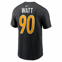 T.J. Watt Pittsburgh Steelers Carbon Name & Number T-Shirt - Black - Nike