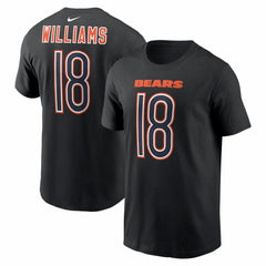 Caleb Williams Chicago Bears Carbon Name & Number T-Shirt - Black - Nike