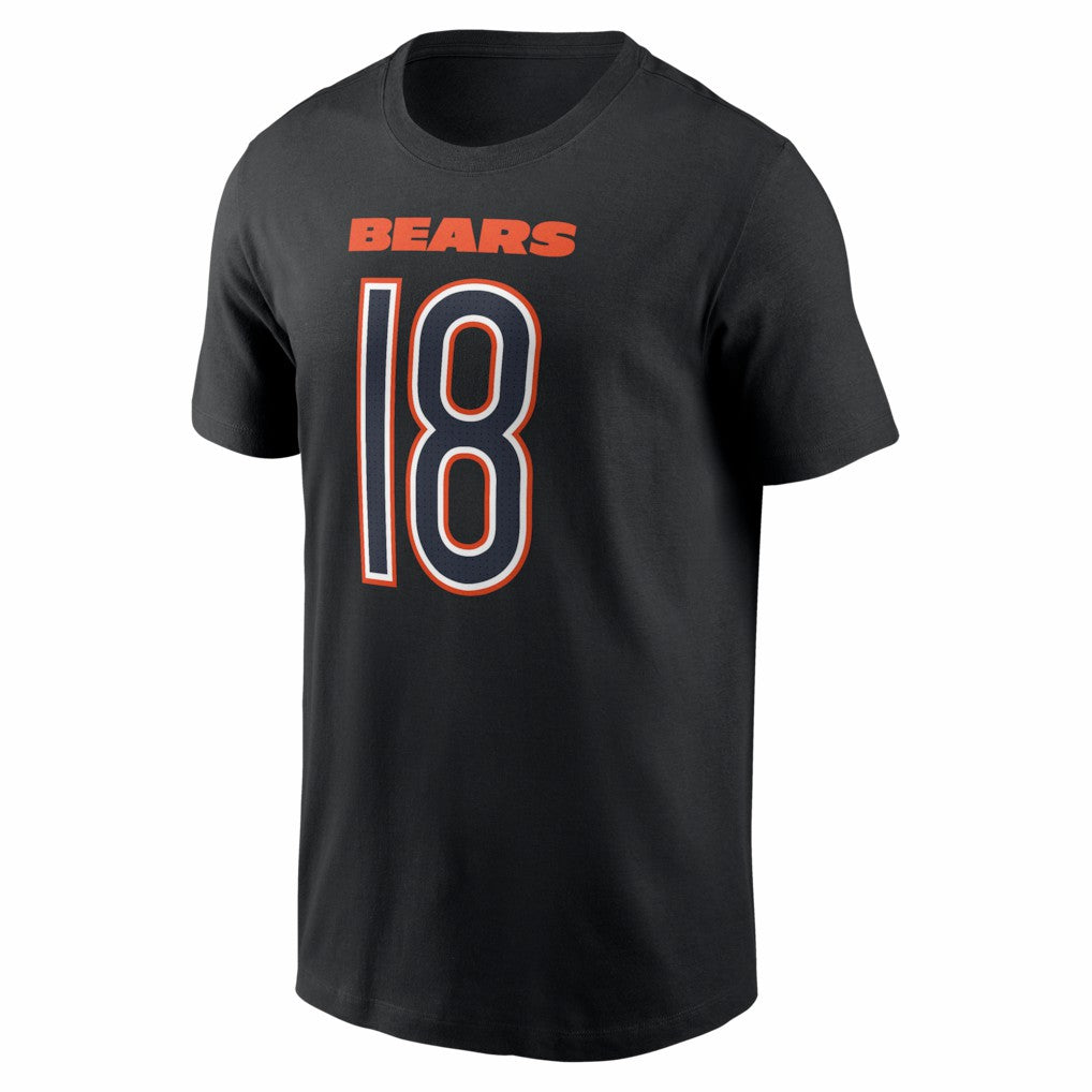 Caleb Williams Chicago Bears Carbon Name & Number T-Shirt - Black - Nike