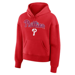 Philadelphia Phillies Fanatics Women's Lockup Legacy Fleece Hoodie Outlet