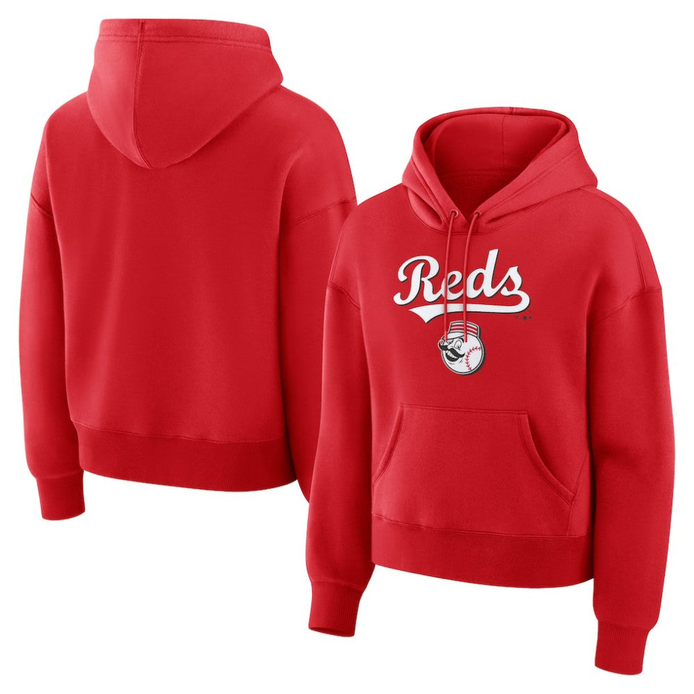 Cincinnati Reds Fanatics Women's Lockup Legacy Fleece Hoodie Online
