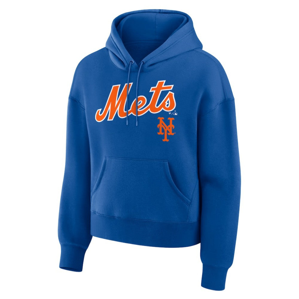 New York Mets Fanatics Women's Lockup Legacy Fleece Hoodie Discount