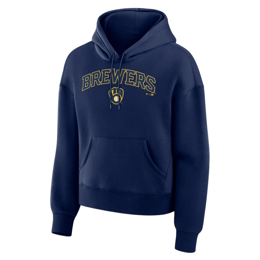 Milwaukee Brewers Fanatics Women's Lockup Legacy Fleece Hoodie for sale