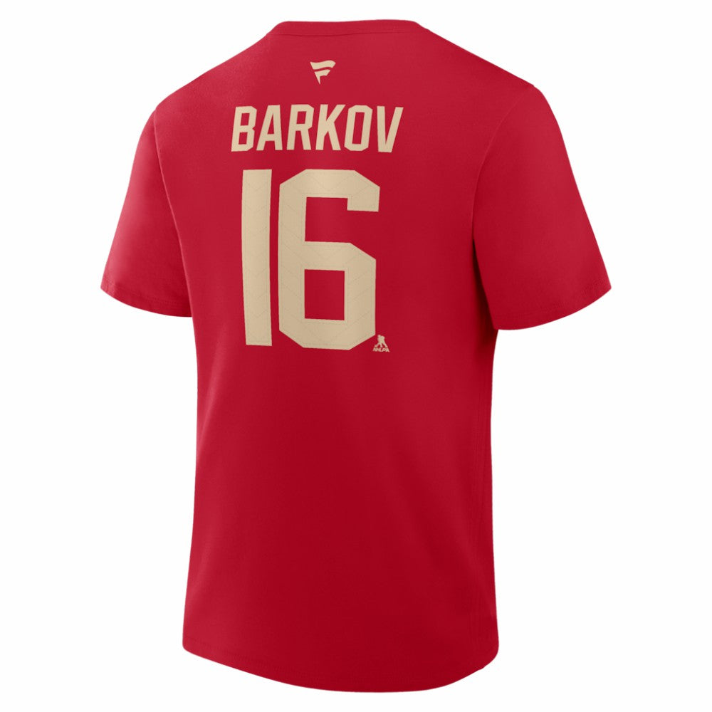Aleksander Barkov Florida Panthers Fanatics 2026 NHL Winter Classic Authentic Stack Name & Number T-Shirt - Red | Fanatics discount