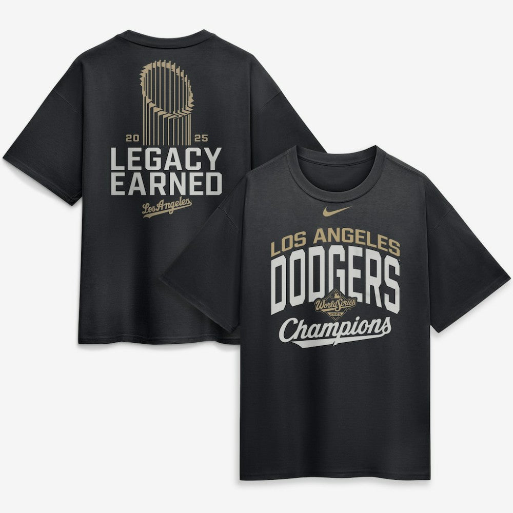 Los Angeles Dodgers Nike 2026 Gold Collection Legacy Earned T-Shirt Online