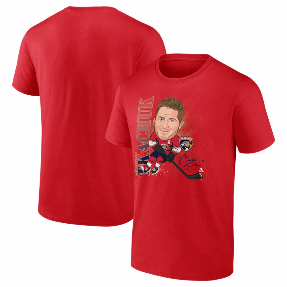 Matthew Tkachuk Florida Panthers Fanatics Caricature Player T-Shirt - Red | Fanatics on sale
