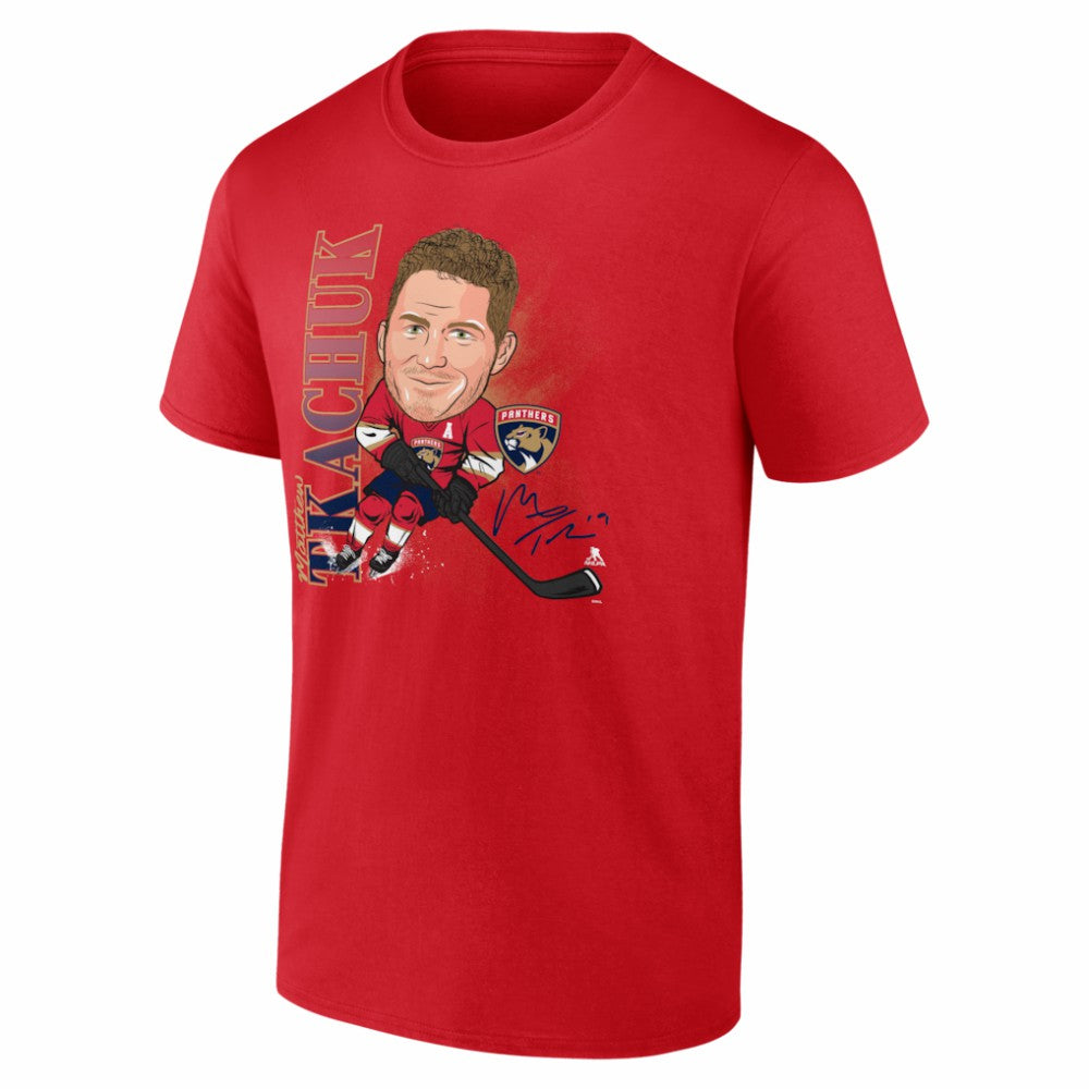 Matthew Tkachuk Florida Panthers Fanatics Caricature Player T-Shirt - Red | Fanatics on sale