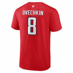 Alexander Ovechkin Washington Capitals Fanatics Authentic Stack Name & Number T-Shirt - Red | Fanatics sale